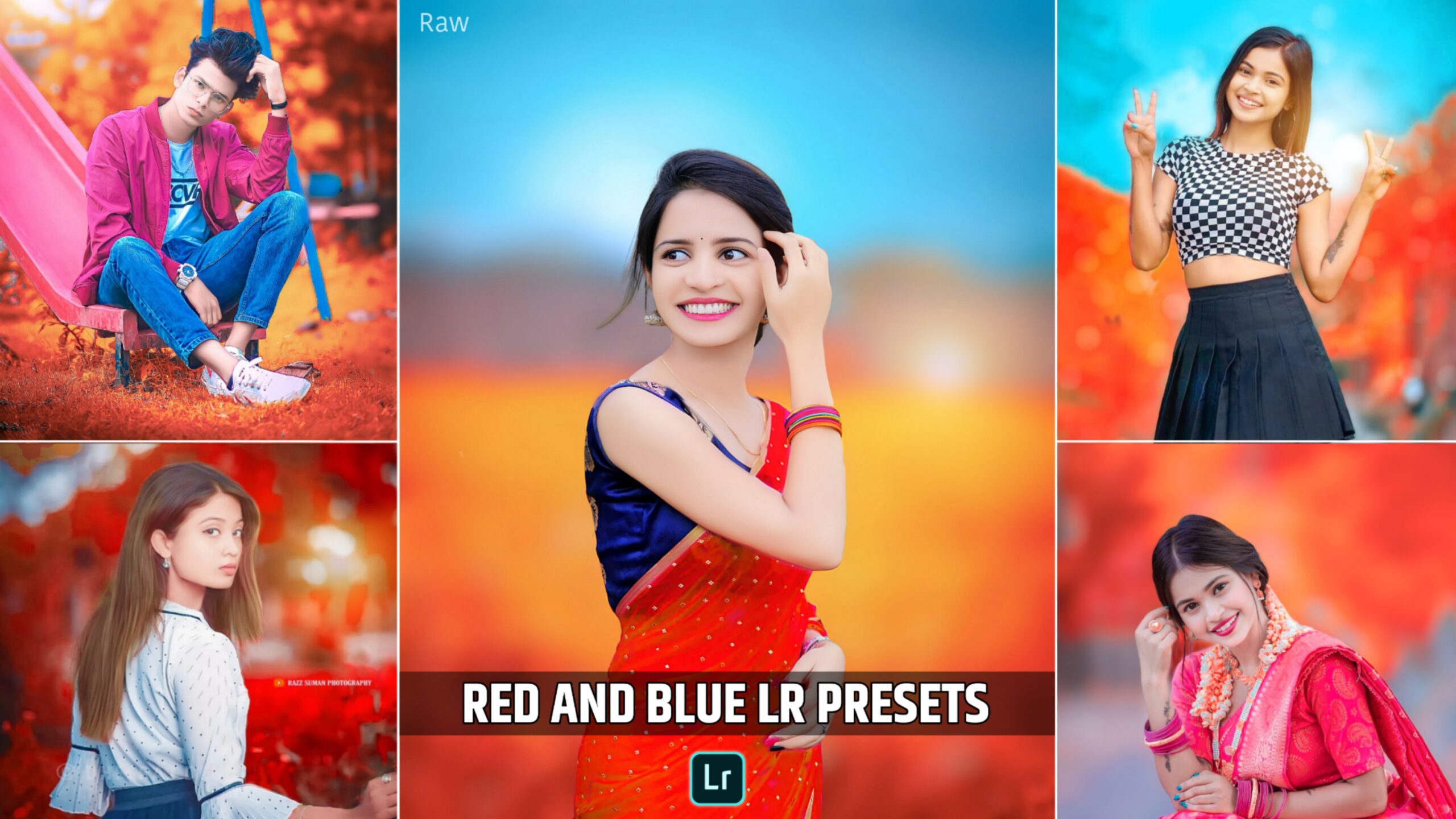 Red And Blue Lightroom Presets Download | Lightroom Presets Download