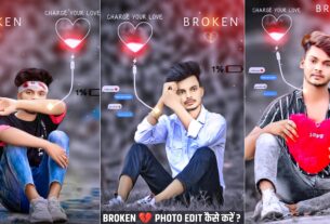 Broken Heart Photo Editing PicsArt | Broken Heart Photo Editing Background