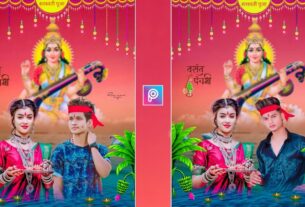 Sarswati Puja Photo Editing Background Png