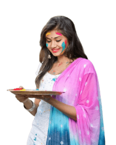 Holi girl png download