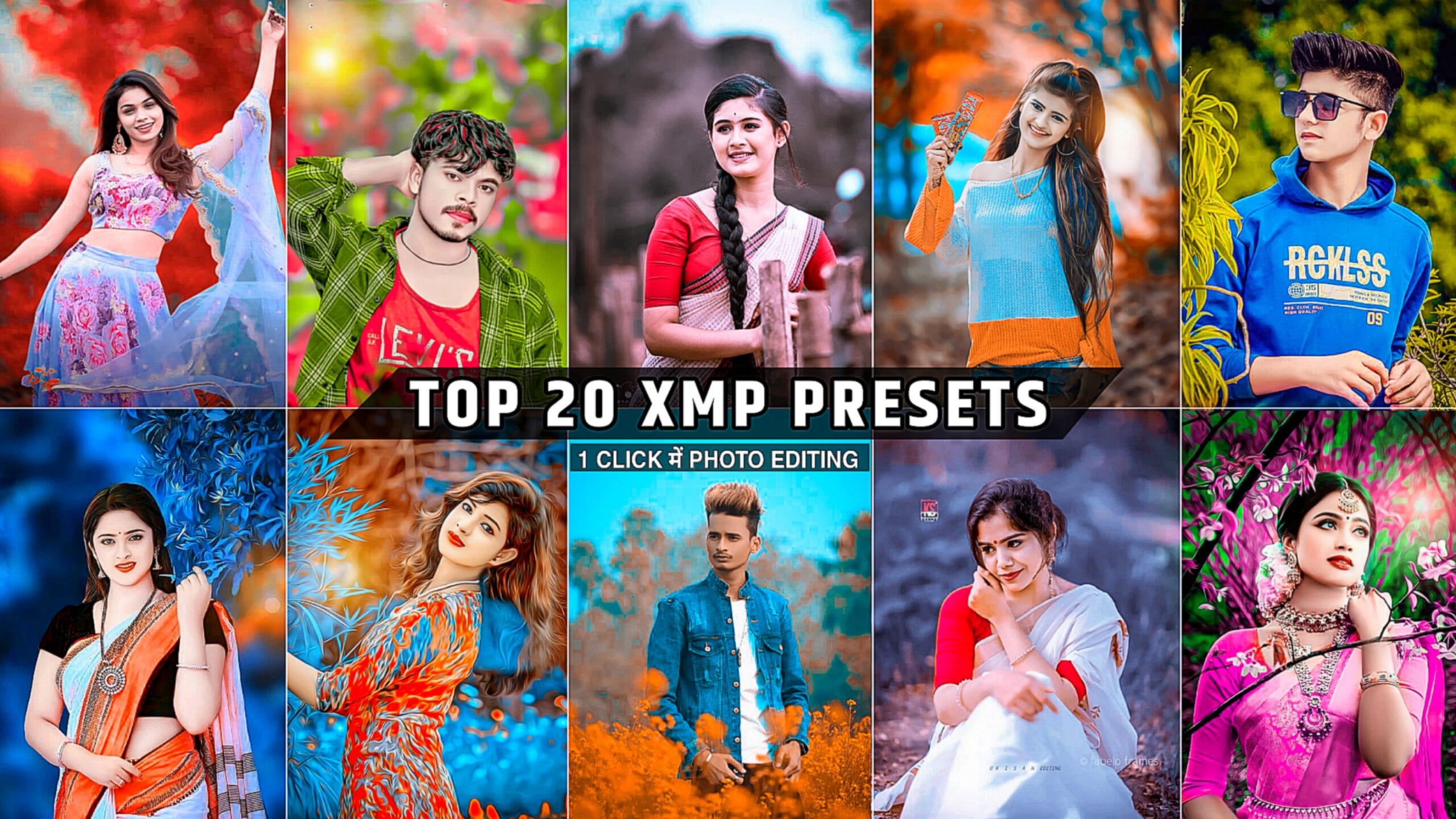 Top 20 Lightroom xmp presets download