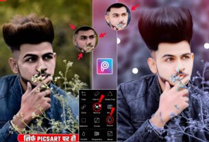 PicsArt dark background photo editing