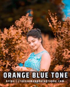 orange and blue lightroom preset