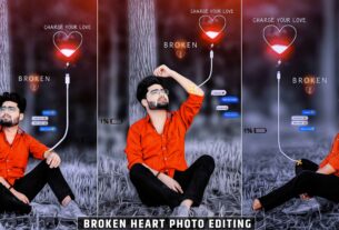 Picsart broken heart photo editing background png download