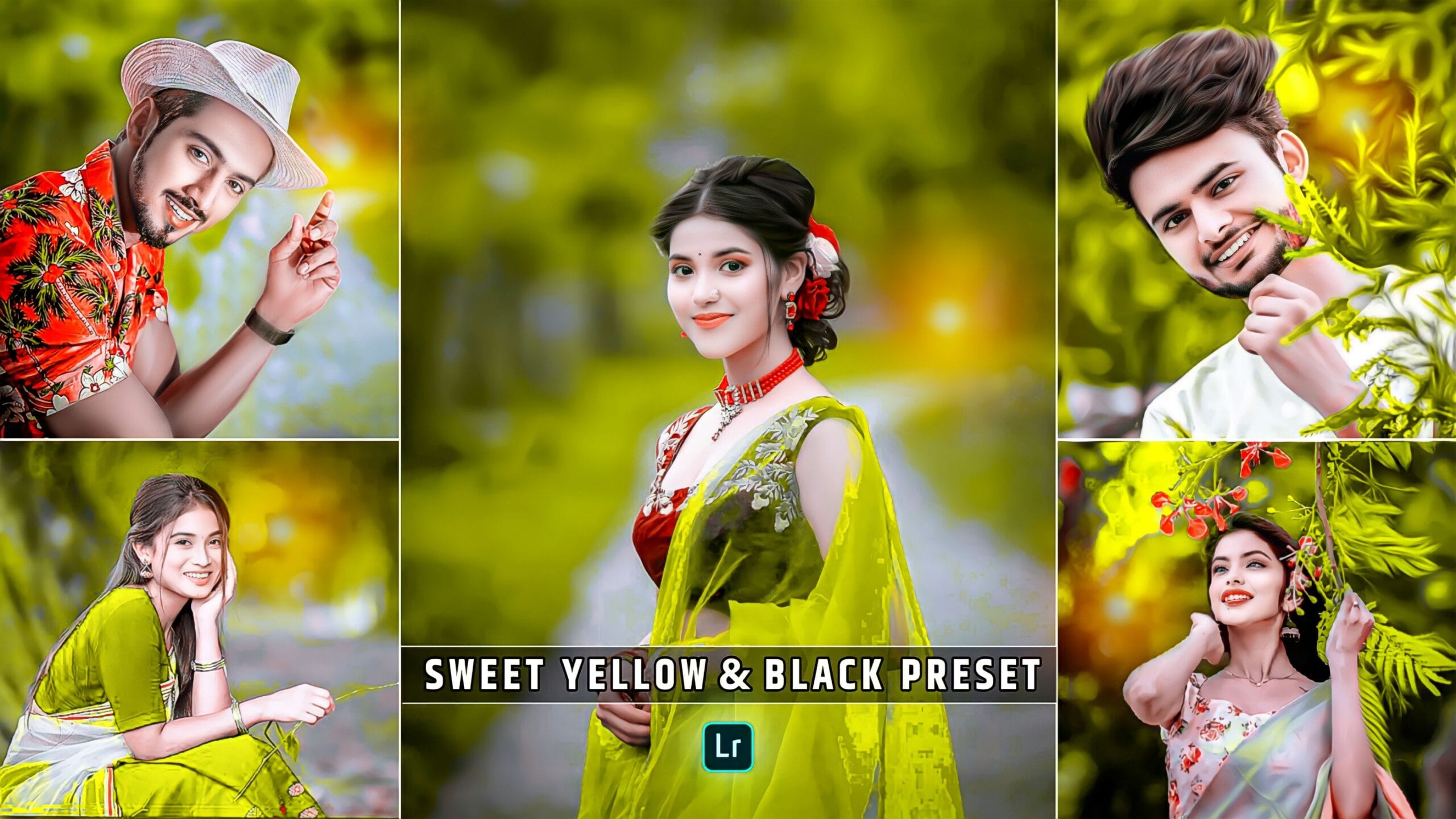 Sweet yellow and black preset download