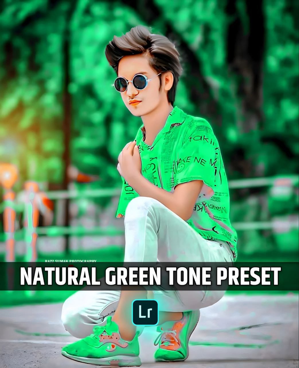 Natural green tone lightroom preset 