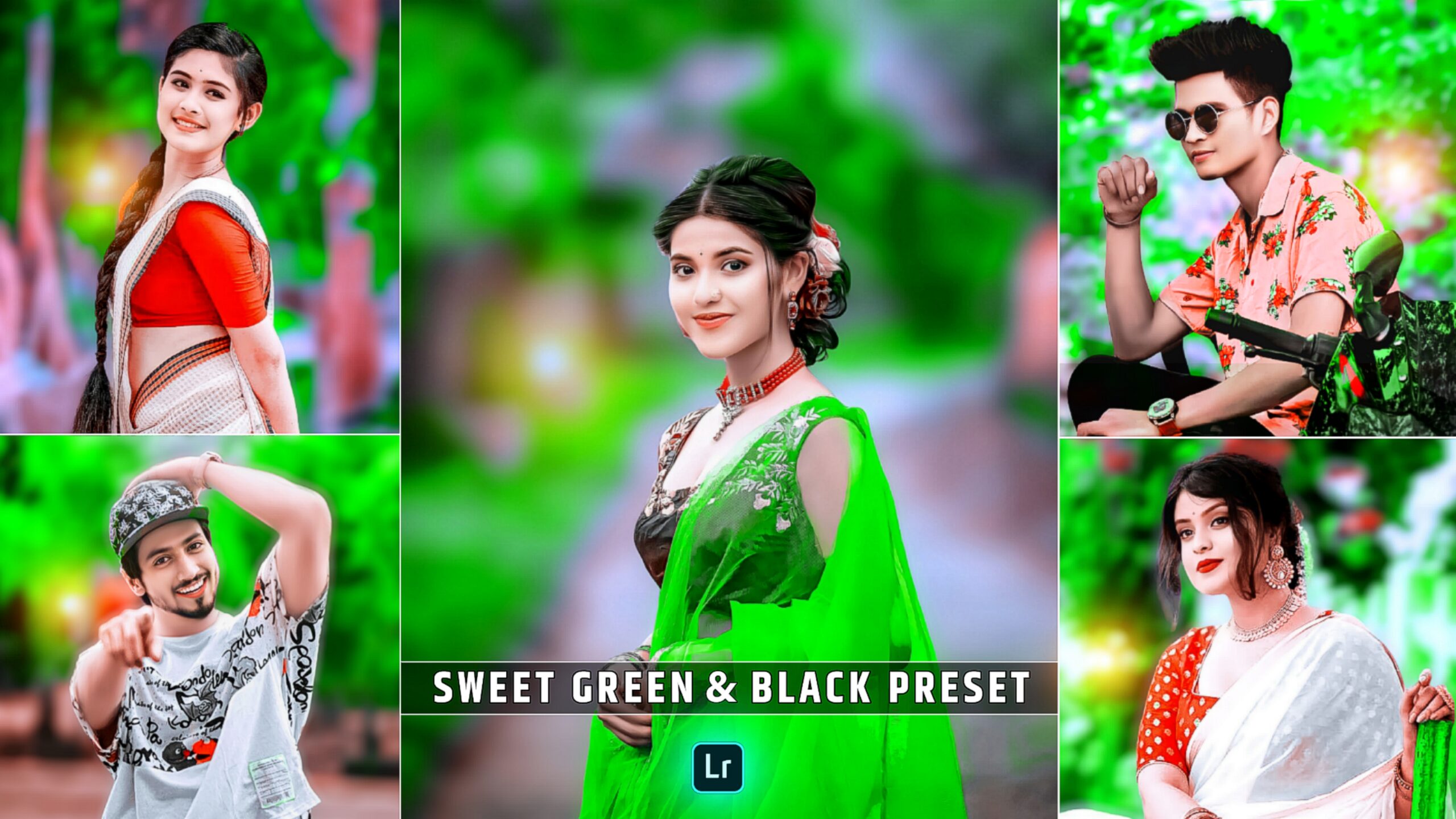 Sweet green and black preset download