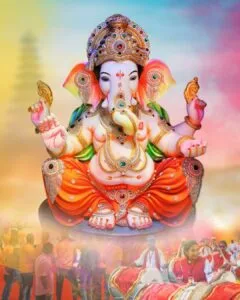 Ganesh chaturthi photo editing background