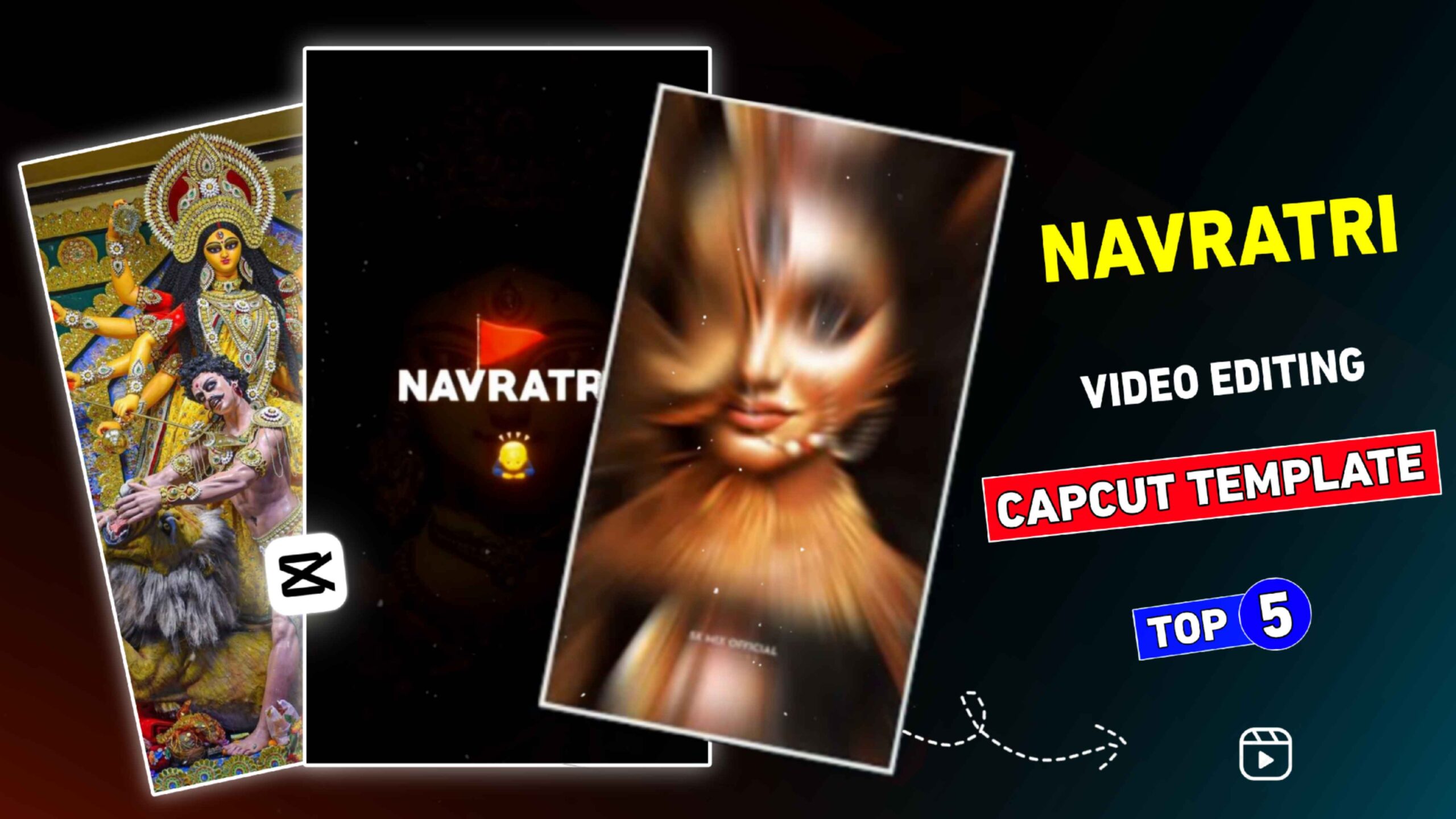 Navratri capcut template | Capcut template razz suman