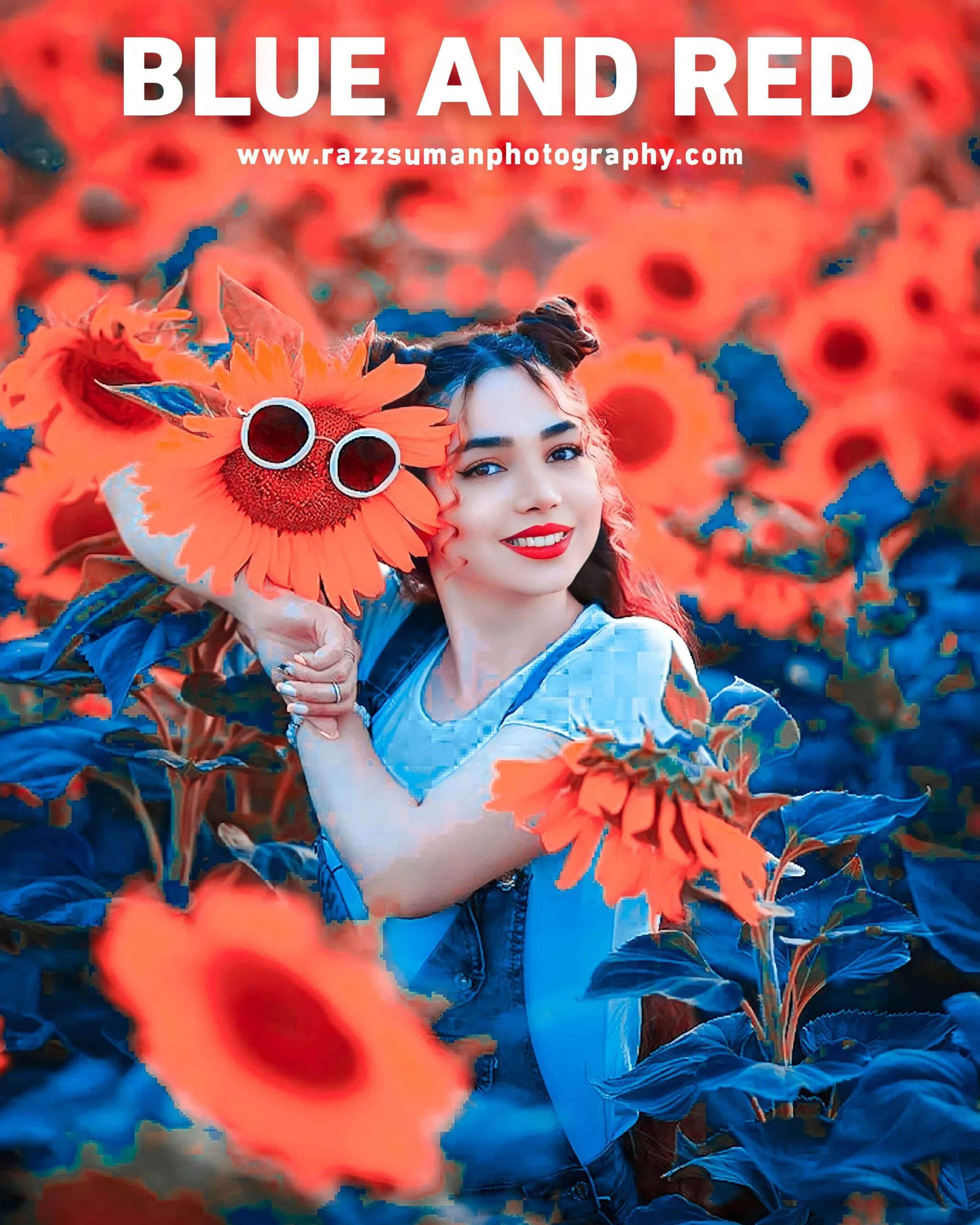 Blue and red lightroom presets