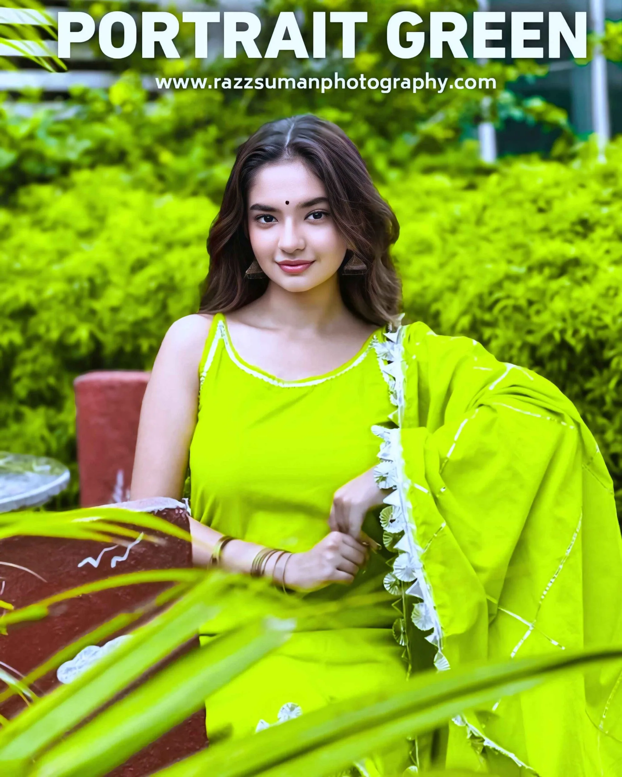 Portrait green lightroom presets
