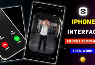 Iphone interface capcut template | Capcut template razz suman