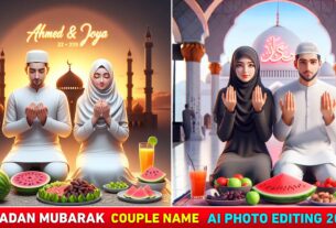 Ramadan Mubarak Couple Ai Photo Editing | Bing Ai Image Creator