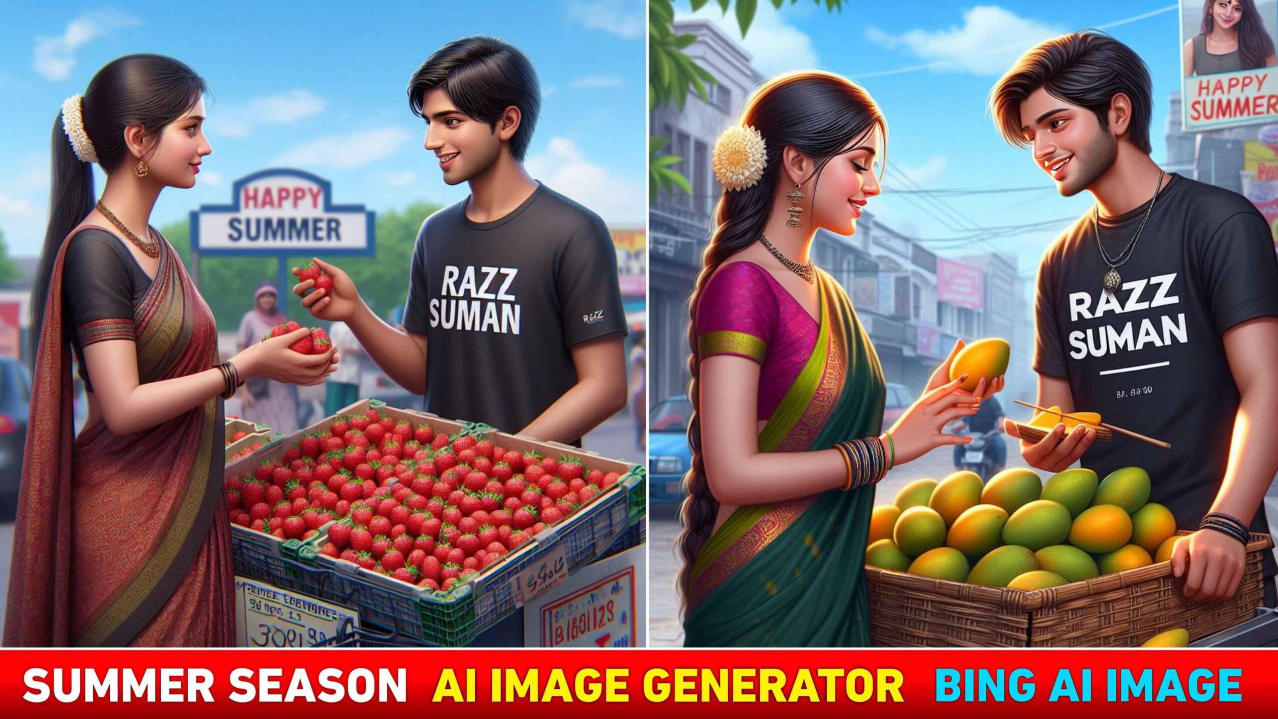 Summer Season Ai Photo Editing | Bing AI Image Creator