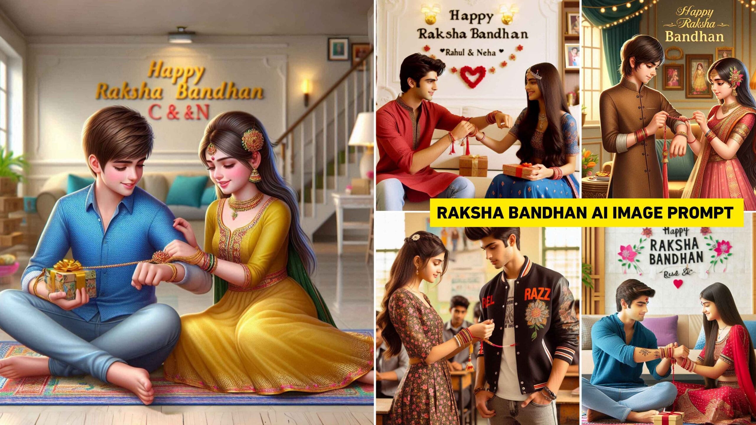 Raksha Bandhan Ai Photo Editing Prompts 2024