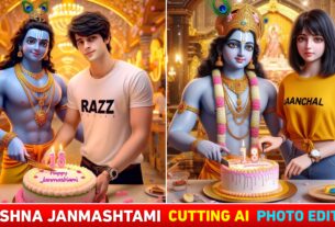 Janmashtami Cake Cutting Ai Photo Editing | Bing Image Creator