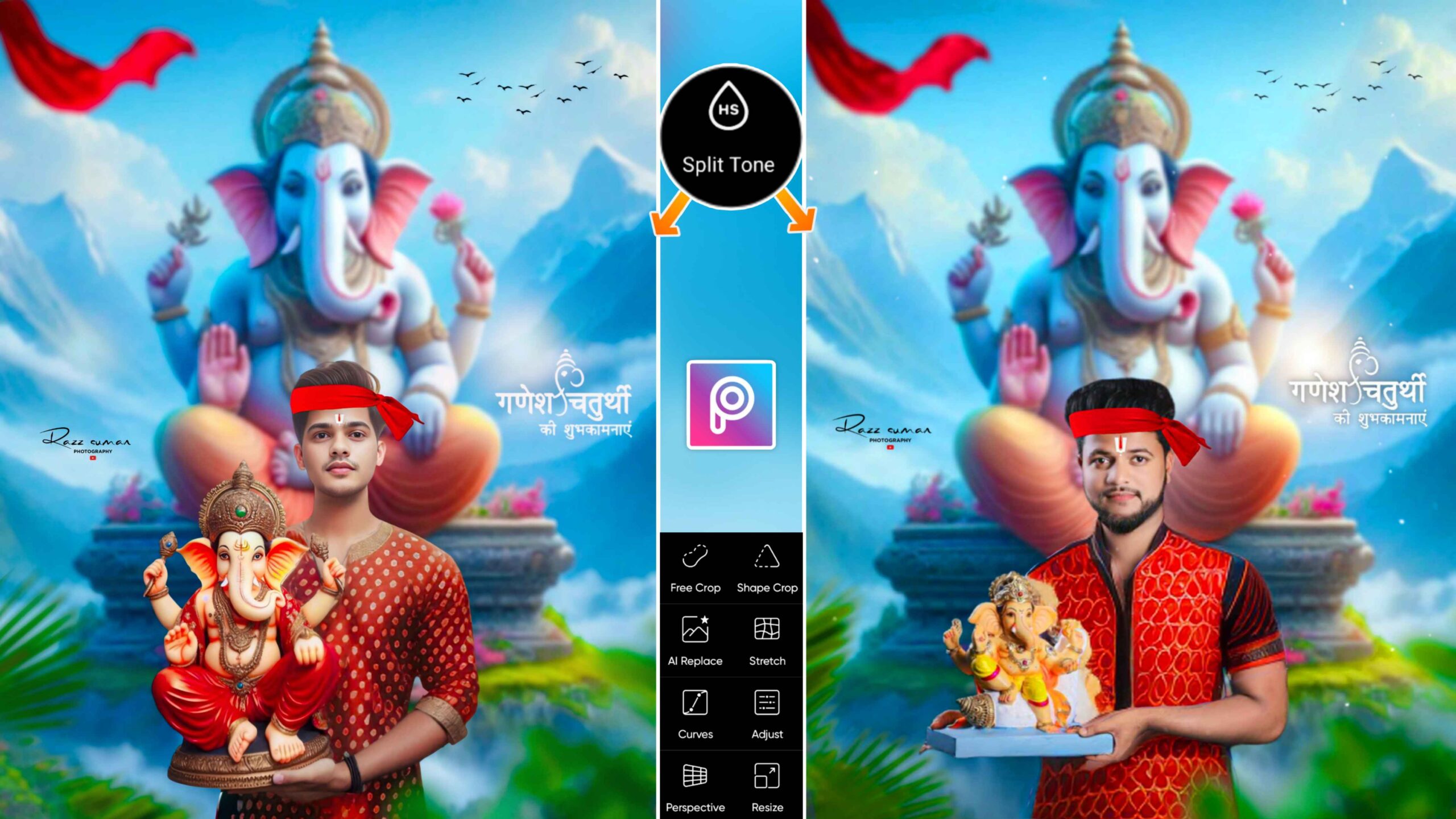 Ganesh Chaturthi Photo Editing 2024 Background And Png