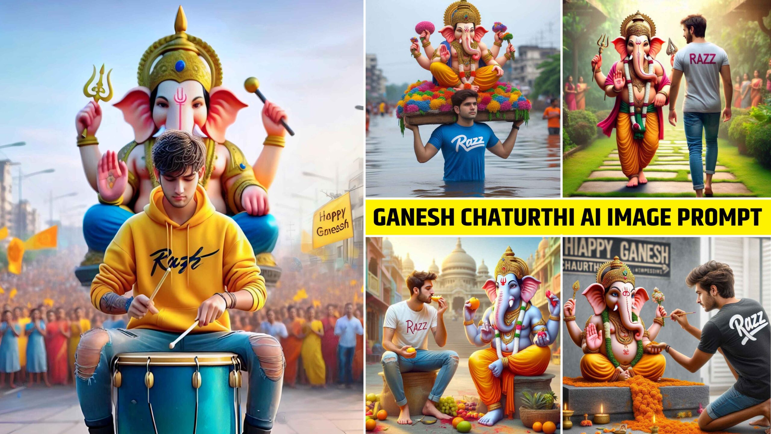 Ganesh Chaturthi Ai Photo Editing Prompts | Bing Image Creator