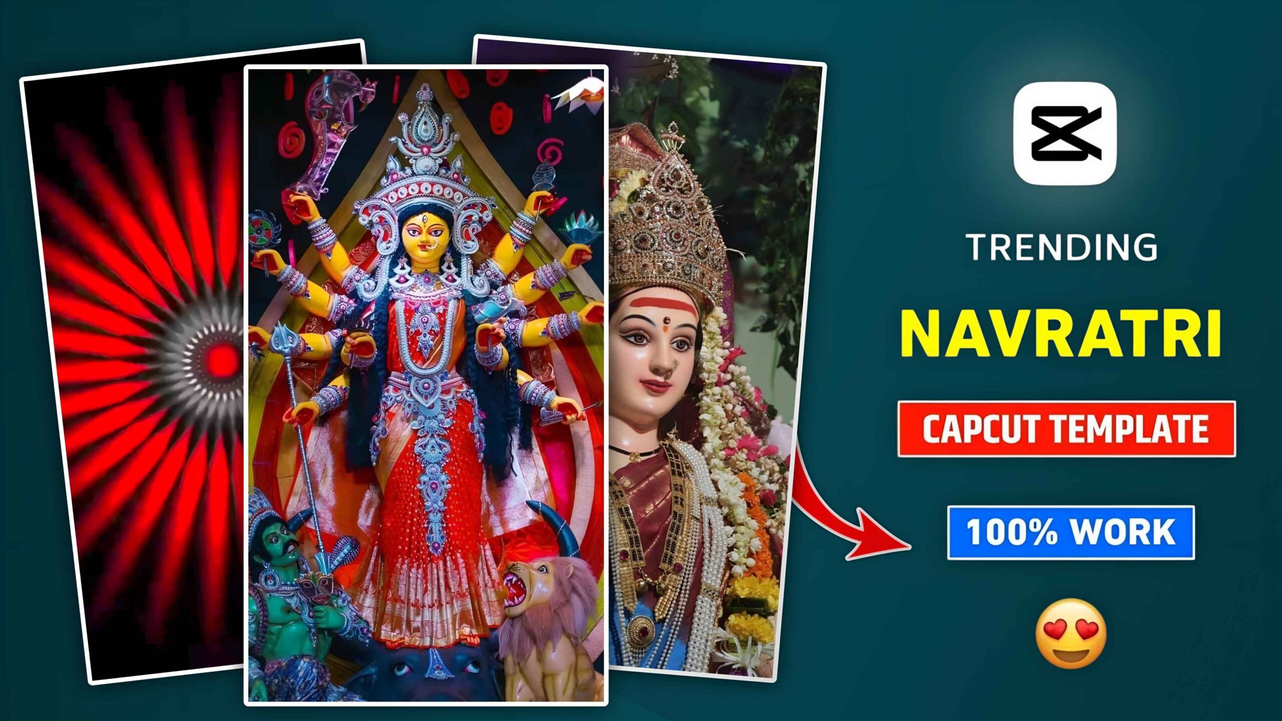 Navratri Capcut Template 2024 | Navratri Capcut Template New Trend