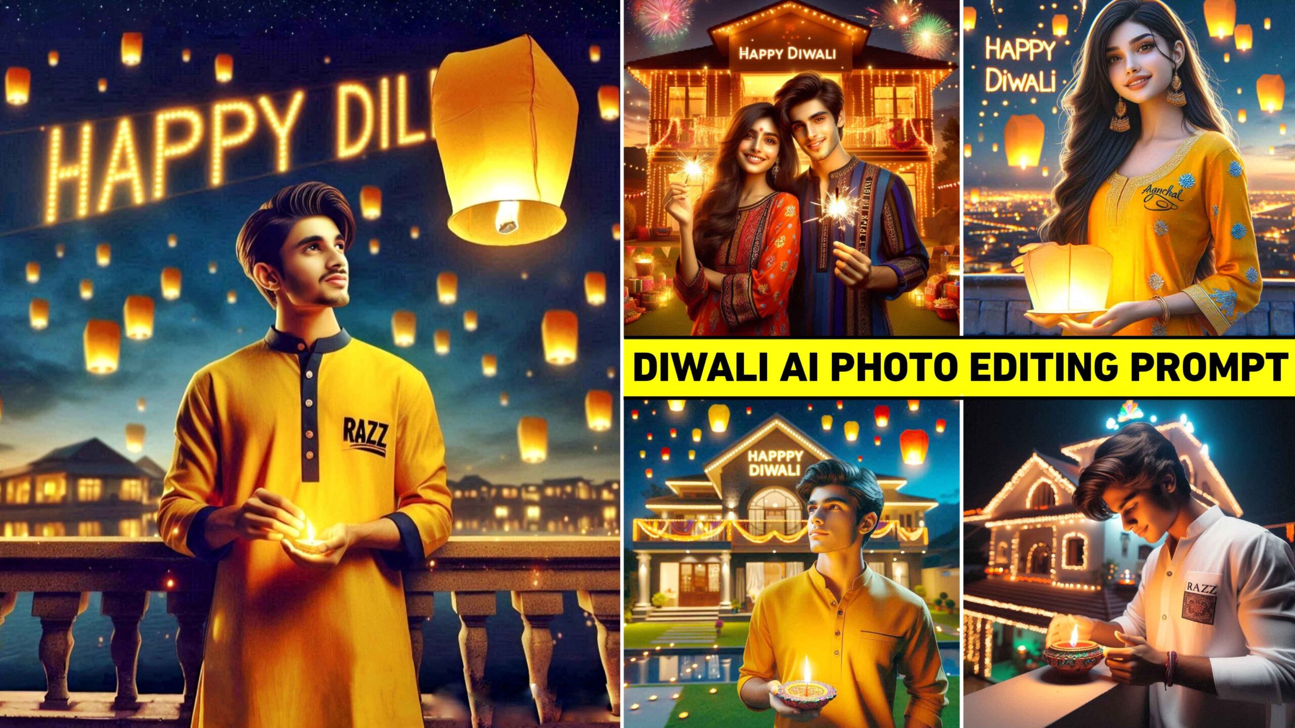 Diwali Ai Photo Editing Prompt 2024 - Bing Image Creator