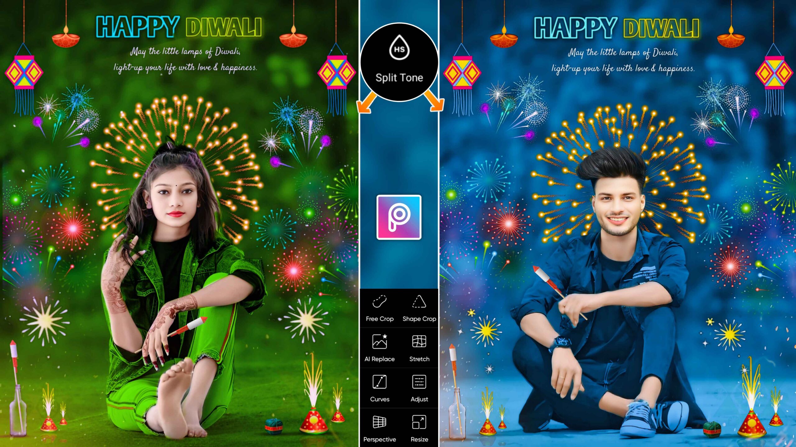 Diwali Photo Editing 2024 Background & Png Stoke