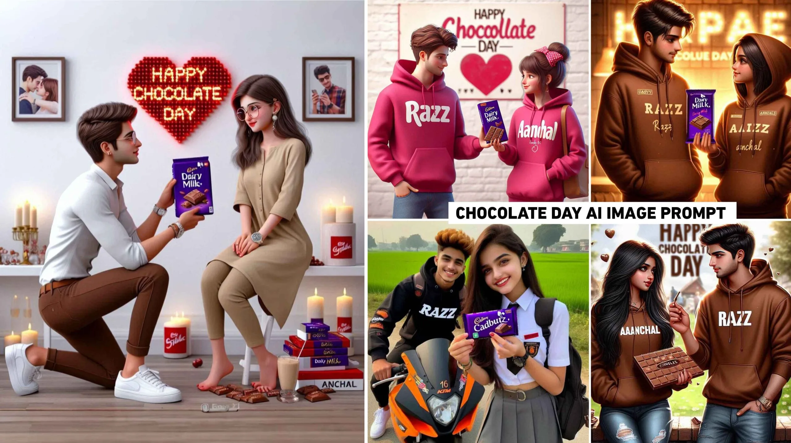 Chocolate Day Ai Photo Editing Prompts 2025 - Bing Image Creator