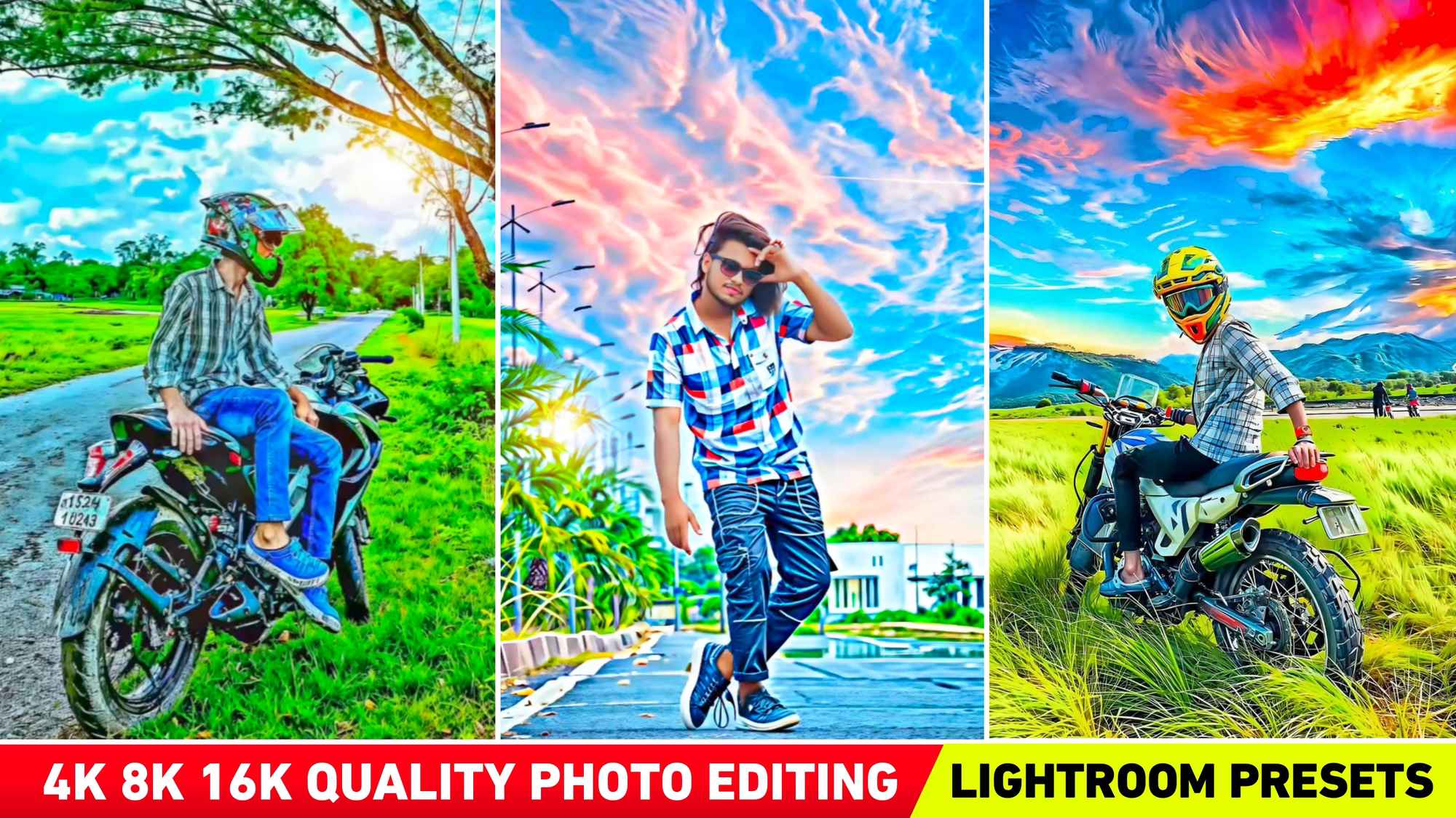 4k 8k 16k Photo Editing Presets | 16k Lightroom Presets