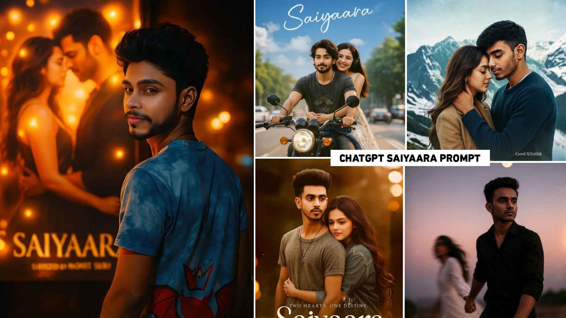 Saiyaara Chatgpt Ai Photo Editing Prompt | Chatgpt Prompt