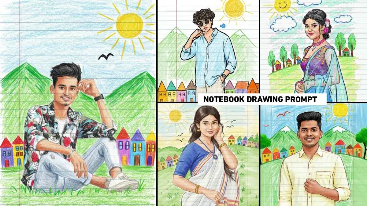 Google Gemini Notebook Drawing Ai Photo Editing Prompts