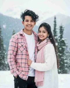 Gemini winter prompt couple